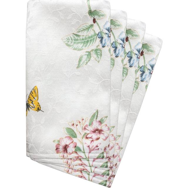 Lenox Butterfly Meadow Napkins  Blue Flower