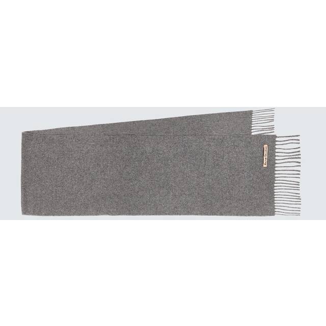 Acne Studios Fringed wool scarf - grey (One Size)