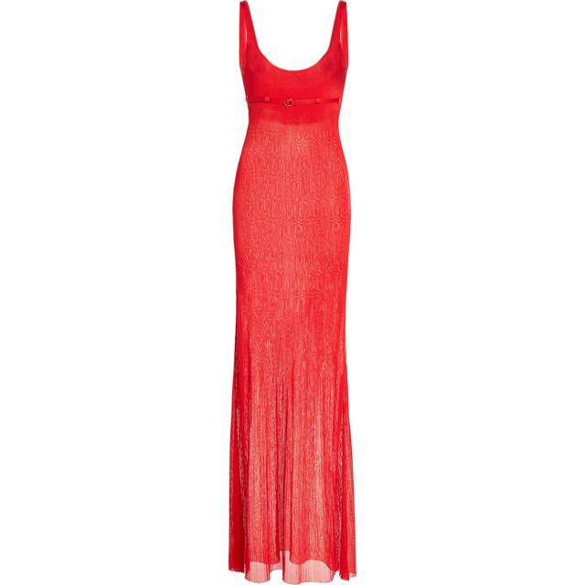 Jacquemus La Robe Maille Oranger maxi dress