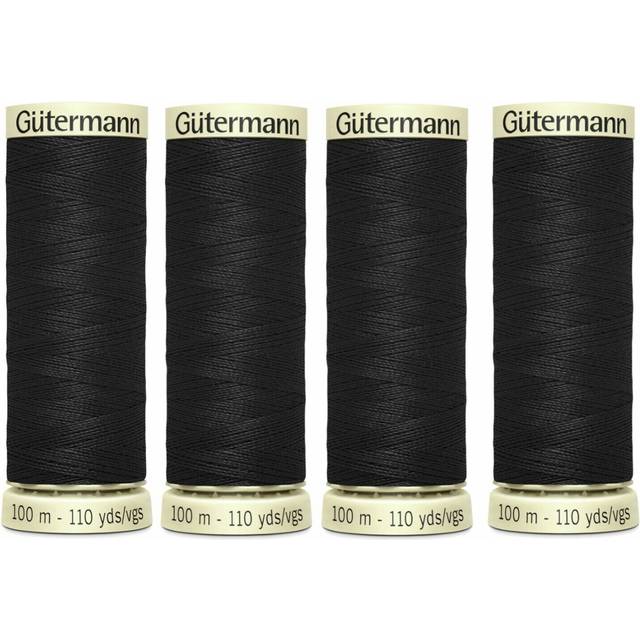 Gutermann Sew All Polyester Sewing Thread Black 000