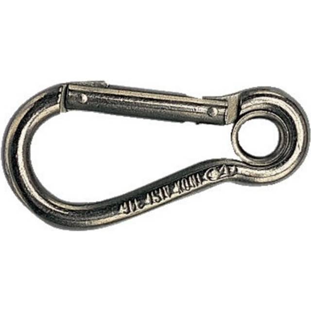1852 Marine Karabinhage rustf.m/øje 80mm