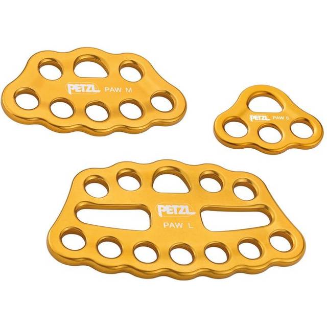 Petzl PAW Förankringsplatta Storlek S Färg yellow