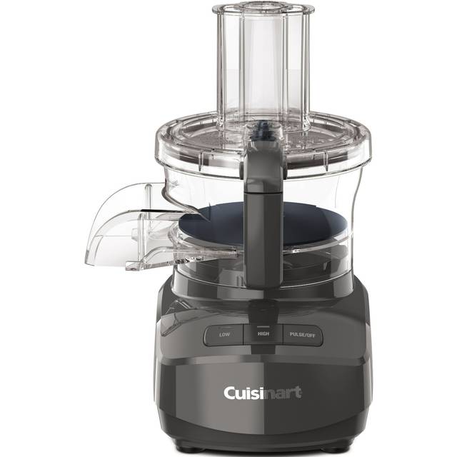 Cuisinart 9-Cup Continuous Feed Food Processor with Universal Blade (Gray) Bundle