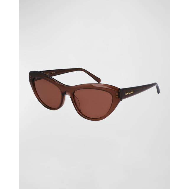 Salvatore Ferragamo Brown Cat Eye Ladies Sunglasses SF1103S 232 55 (OS)