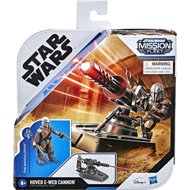 Star Wars Mission Fleet The Mandalorian Hover E-Web Canon Playset
