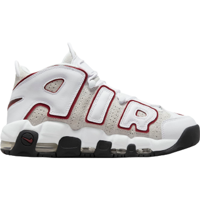 (10) Nike Air More Uptempo 96 Mens Fashion Trainers in White Red