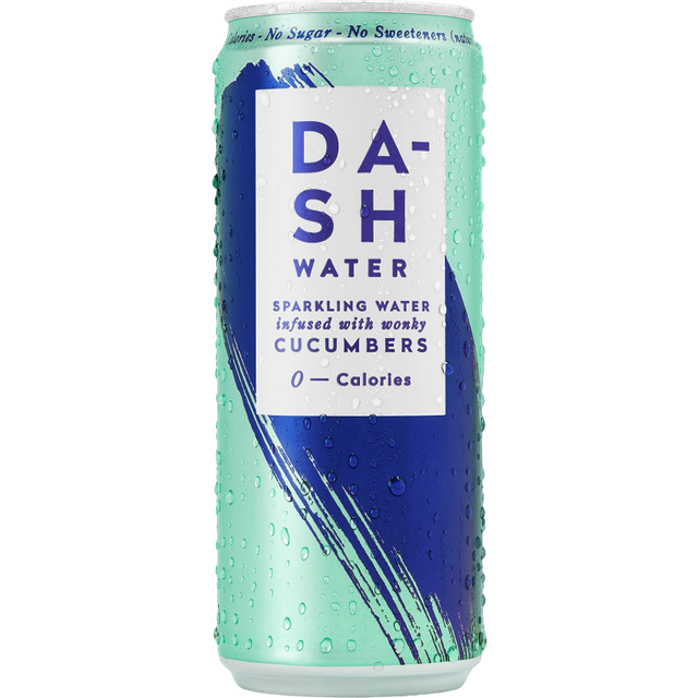 Dash water sparkling infused with cucumber & mint 330ml