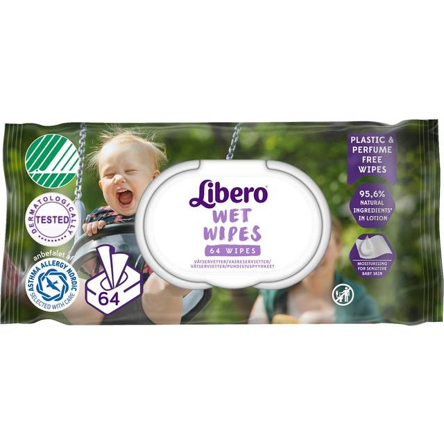 Libero Våtservetter Singelpack 64 st
