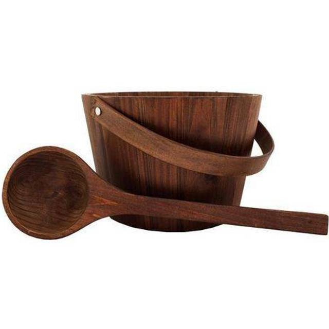EMENDO Wooden Pail + Ladle |Nude |One Size
