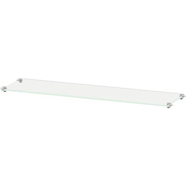 BESTÅ Glashyllplan, glas, 56x16 cm