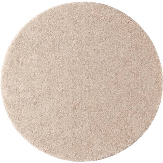 STOENSE Matta, kort lugg, off-white, Diameter: 130 cm