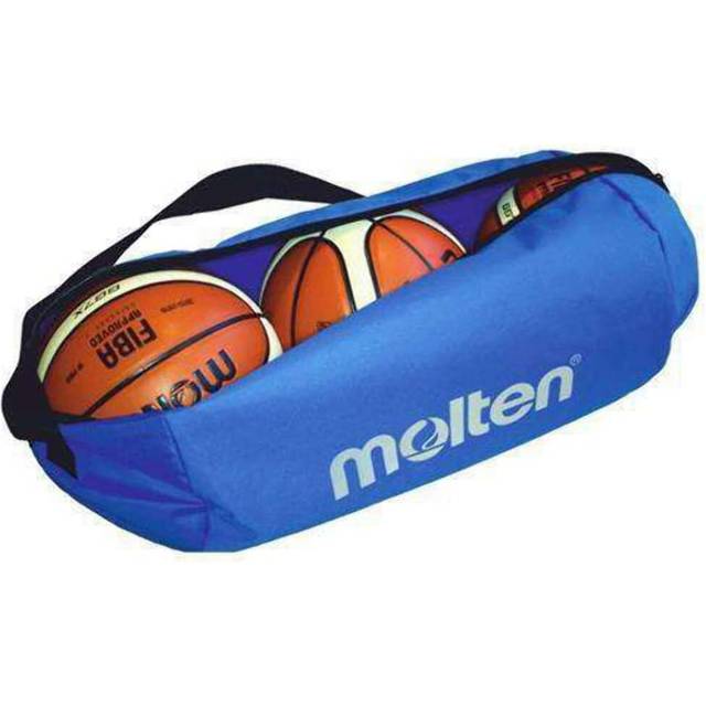 Molten EB0043-B bollväska för 3 basketbollar, blå, 780 x 270 x 270 mm