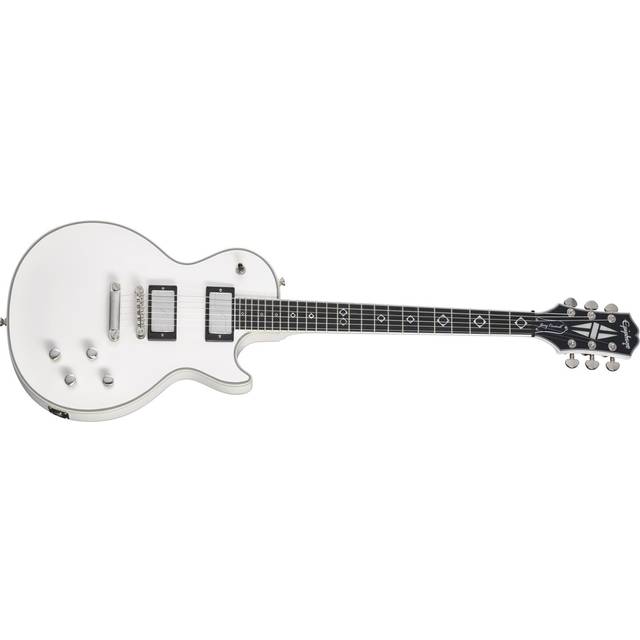 (B-Stock) Epiphone Jerry Cantrell Les Paul Custom Prophecy Bone White Signature Electric Guitar with Case