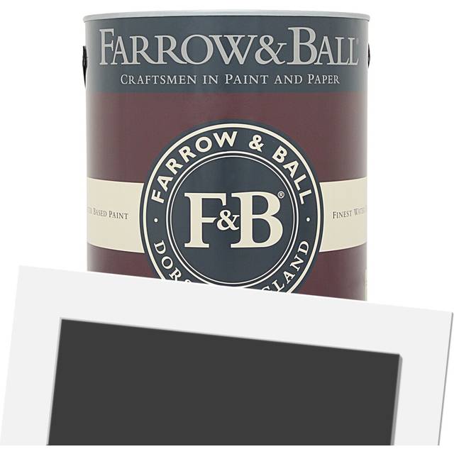 Farrow & Ball Pitch Black 5 L Estate Eggshell No. 256