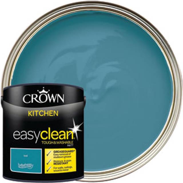 Crown Easyclean Kitchen Paint 2.5L - Teal