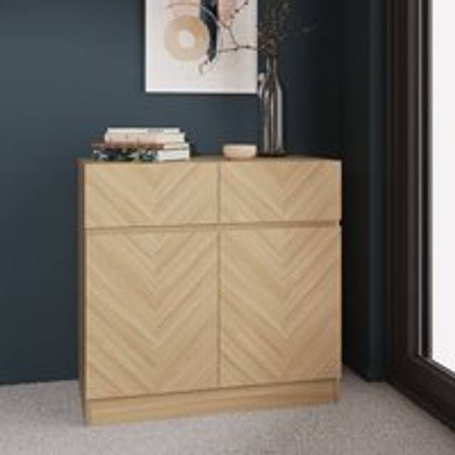 Catania Compact Sideboard - Light Oak - One Size