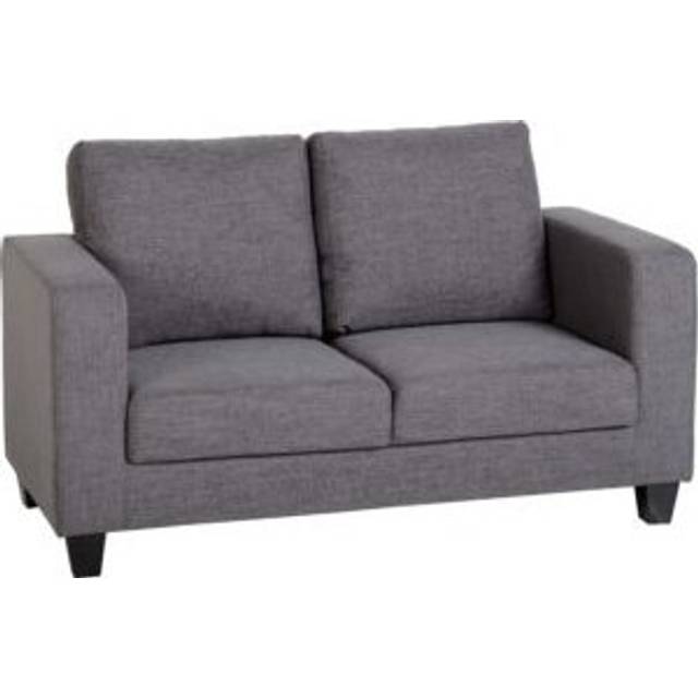 Seconique Tempo Two Seater Sofa - Grey Fabric, Grey