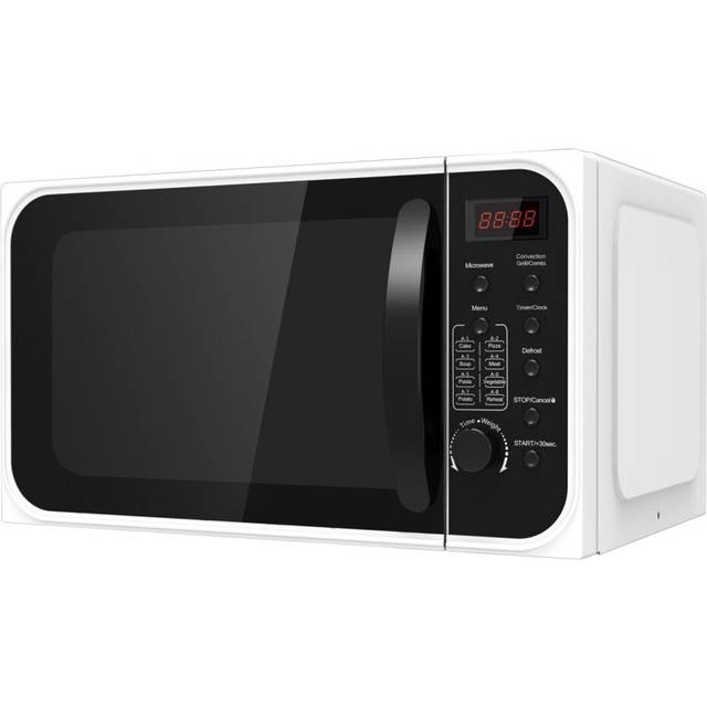 FCM25WH SIA Freestanding Microwave Oven, 900w White