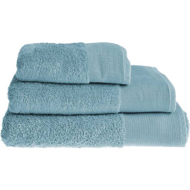 Allure Pair of Marlborough Bamboo Bath Towels - Duck Egg, Blue