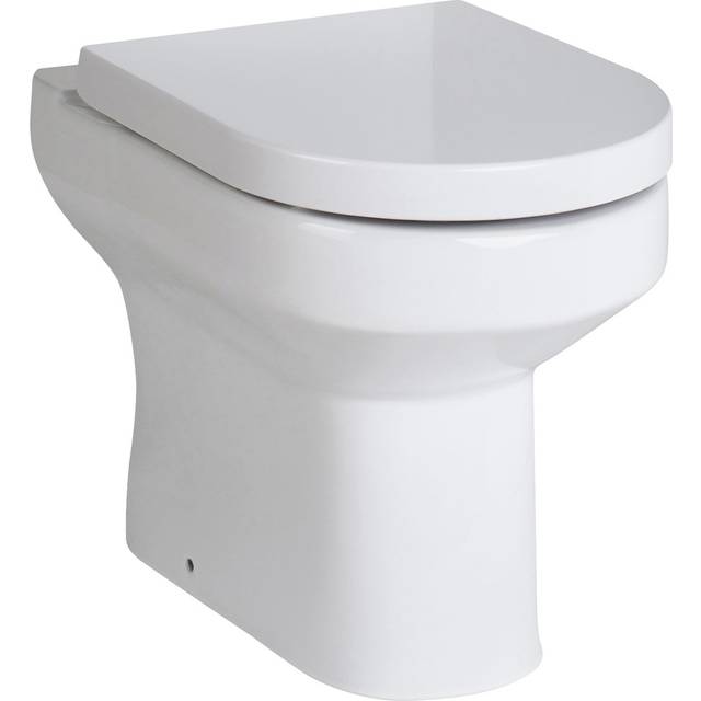 Nuie Harmony Back To Wall Pan - White, White