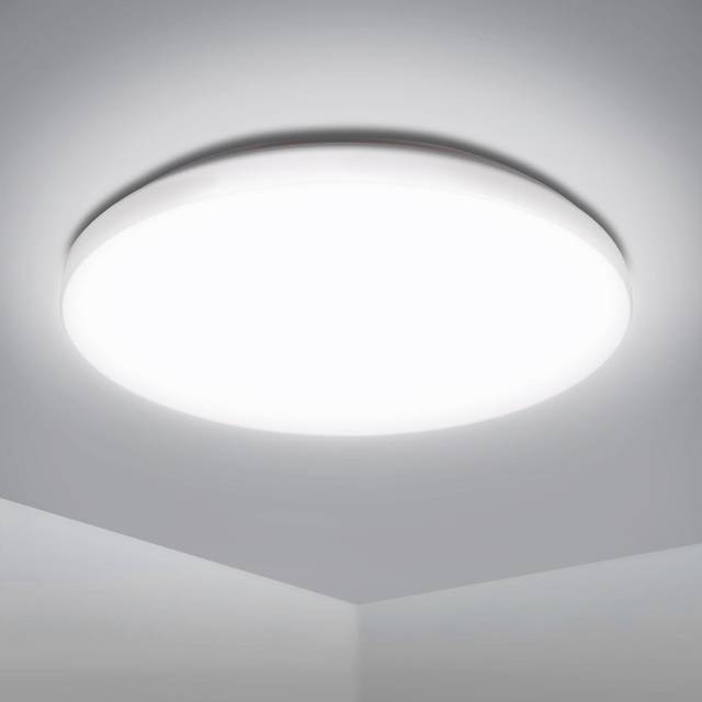 ExtraStar 12W LED Round Surface Daylight Ceiling Light - White - 5.7 x 28 x 28cm