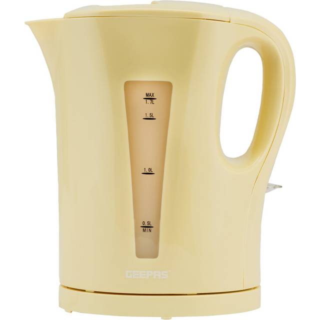 1.7L Fast-Boil Cordless Beige Electric Kettle