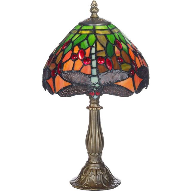 Isenberg 35cm Table Lamp - Antique Brass (35cm H X 20cm W X 20cm D)