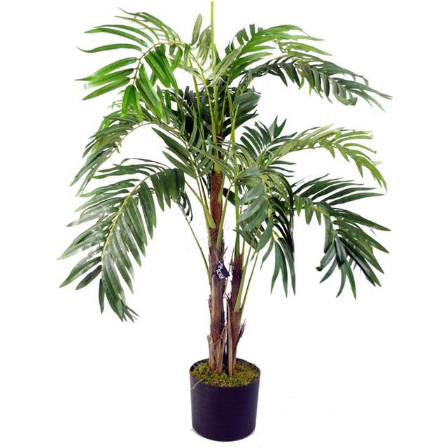 120cm Leaf Large Artificial Palm Tree - Natural