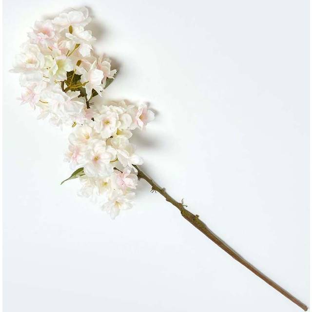 Homescapes Pink Artificial Cherry Blossom Flower Single Stem 78 cm