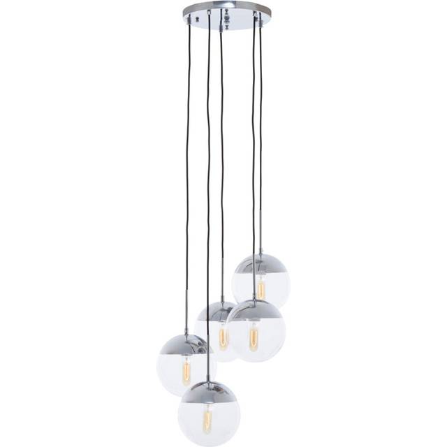 Interiors by Premier Revive Dia 5 Pendant Light - Silver - One Size