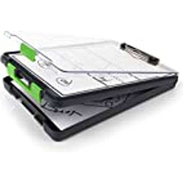 Dexas Clearview Clipcase clipboard13.75 X 9.5 in  Green. See Papers Clearly Outdoors  Stay Organized and Dry. Ideal for Coaching  Teaching  homeschool
