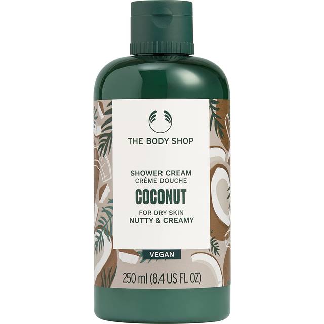 The Body Shop Coconut Shower Cream, Paraben-Free Body Wash, 8.4 Fl. Oz.