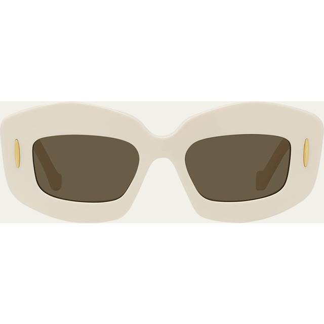 Solid Color Screen Sunglasses with Golden Details size Unica (Unica)