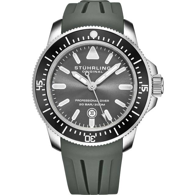 Maritimer 935 Quartz 43mm Diver Watch - Grey - One Size