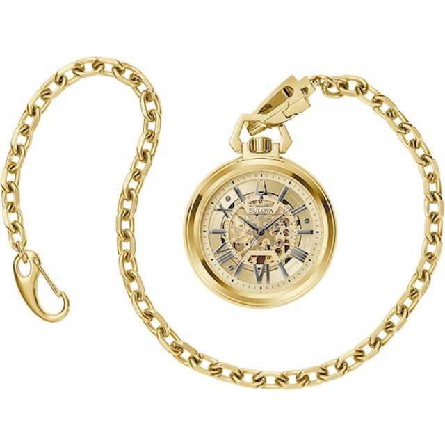 Bulova Classic Sutton Chain Pocket Watch, 50mm