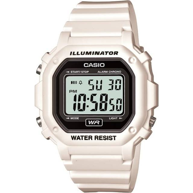 CASIO Sports Waterproof White Digital F-108WHC-7ACF - Free