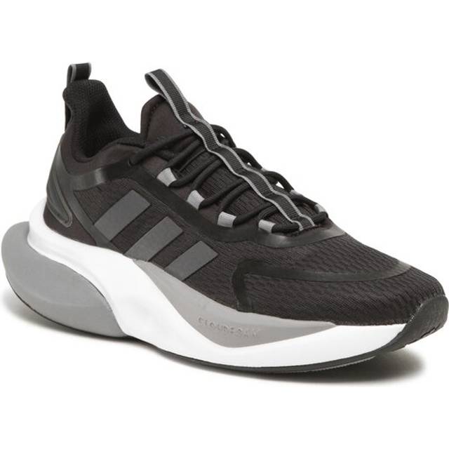 adidas Alphabounce+ Black Carbon Men Sneakers Core-Black Grey-Three HP6144 43⅓