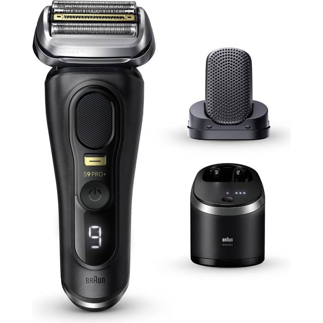 Braun Series 9 Pro+ 9590cc Wet & Dry, Folierakapparat, Svart, Batteri, Litium-Ion (Li-Ion), 60 min, Låda