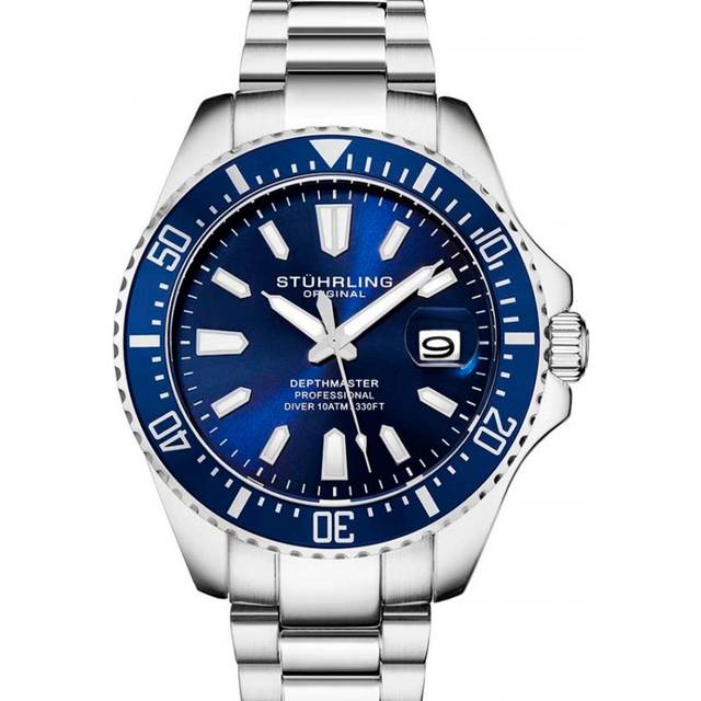 Depthmaster 3950A Quartz 42mm Diver - Blue - One Size