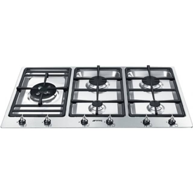 PS9062 90Cm Stainless Steel 5 Burner Gas Hob