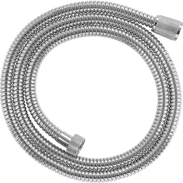 VitalioFlex Metal - Shower Hose 1.5 m, (Tensile Strength 50 kg, Pressure Resistance Up to 5 Bar, Heat Resistance 70C,