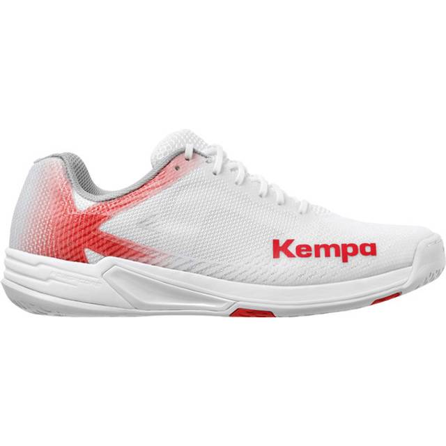 Kempa Wing 2.0 dam handbollsskor, sportskor, gymnastikskor, vit/röd, 37,5 EU, Vit röd, 37.5 EU