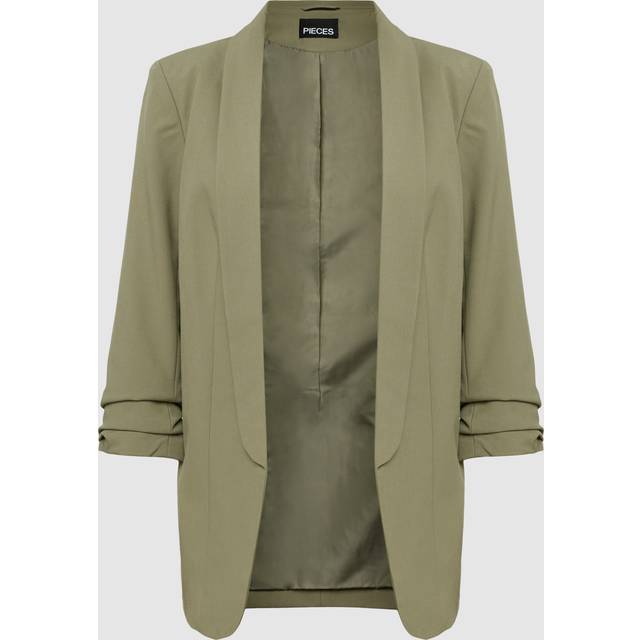 PIECES Pcboss 3/4 Blazer Noos T-tröja dam Djupt ljus grön, L