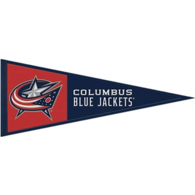 WinCraft Columbus Blue Jackets 13" x 32" Wool Primary Logo Pennant