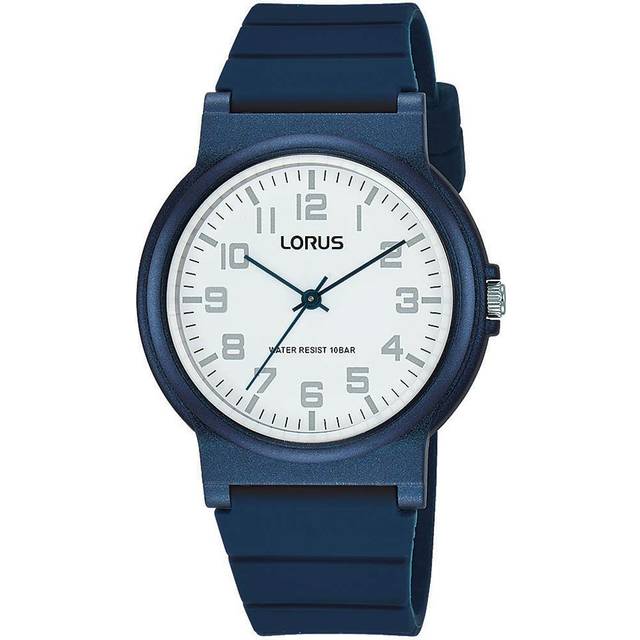 Lorus pojkar analog kvartsklocka med silikonarmband RRX35GX9