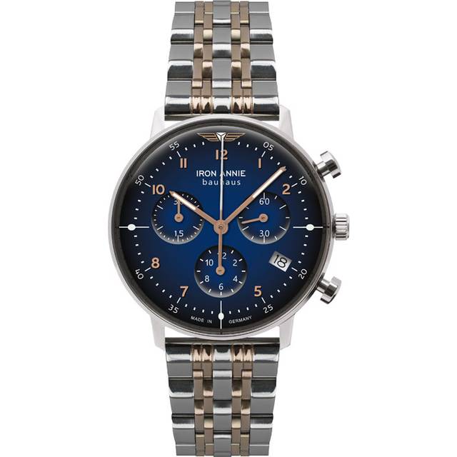 Iron Annie, Bauhaus Lady, kronograf, 5089MB-3, Roséguld, silver, Armband