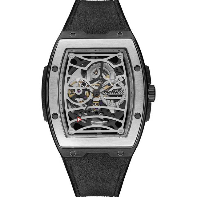 Ingersoll 1892 The Challenger Automatic I12306 - Herr - 44 mm - Analogt - Automatiskt - Mineralglas - Silver (28 mm)
