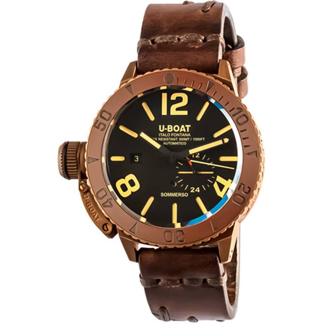 U-Boat 8486 Sommerso Bronze Automatik Herrenuhr 46mm 300M