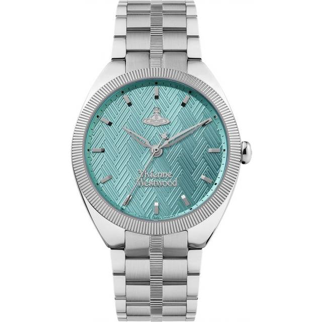 Vivienne Westwood The Mews Ladies Quartz Watch with Turquoise Dial, Silver, Women - Ilver