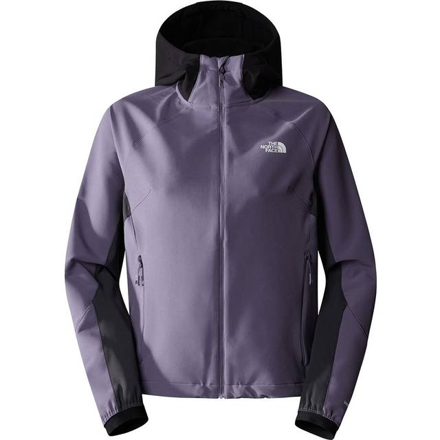 The North Face Womens Ao Softshell Hoodie (Grå (LUNAR SLATE/ASPH GREY/TNF BLK) Small)